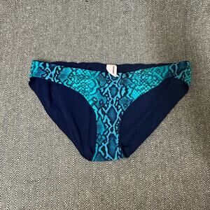 COMMANDO - Reversible Blue and Turquoise Bikini Bottoms NWOT